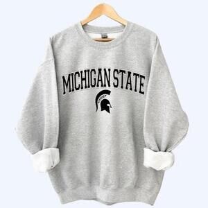 Michigan State Ncaa University Sweatshirt Retro Teresafarnell55